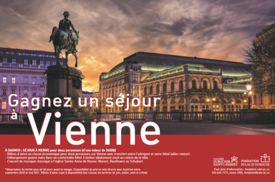 Tirage Escapade 2019-2020 à Vienne !